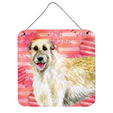 Caroline'S Treasures Irish Wolfhound Metal Print, 6H X 6W, Love Is A Dog