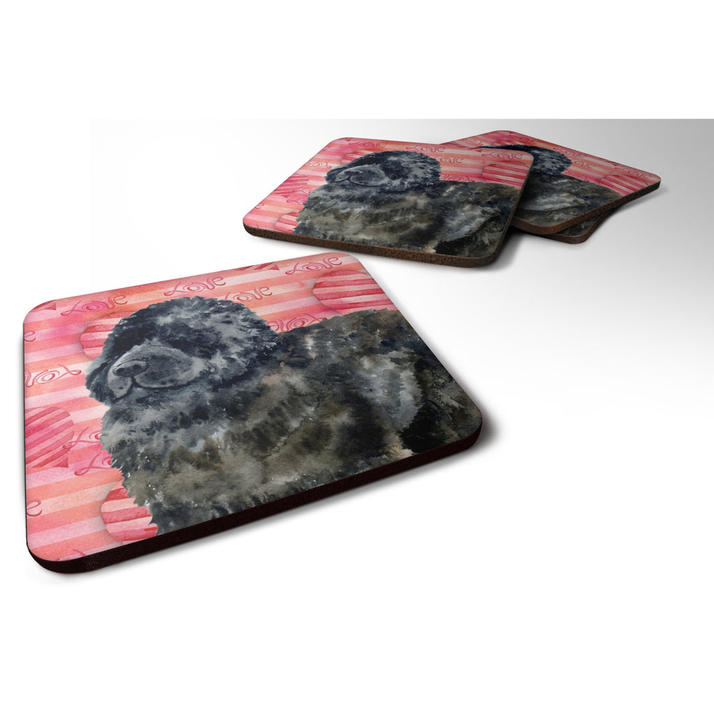 Caroline's Treasures Newfoundland Love Decorative Coasters