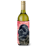 Caroline'S Treasures Newfoundland Love Decorative Bottle Hugger, 750Ml, Multicolor