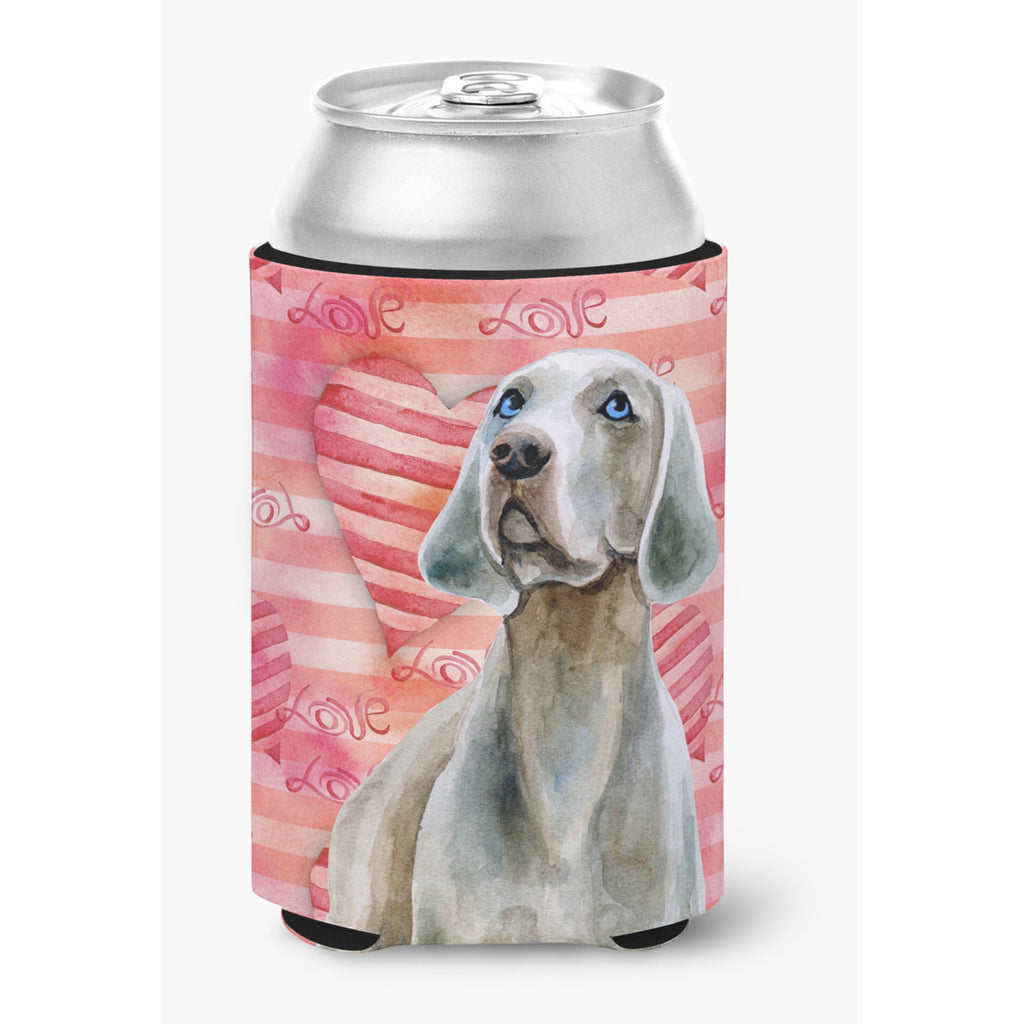 Caroline'S Treasures Weimaraner Love Decorative Can Hugger, Slim - Thumbnail 2