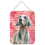 Caroline'S Treasures Weimaraner Love Metal Print, 16 X 12, Multicolor