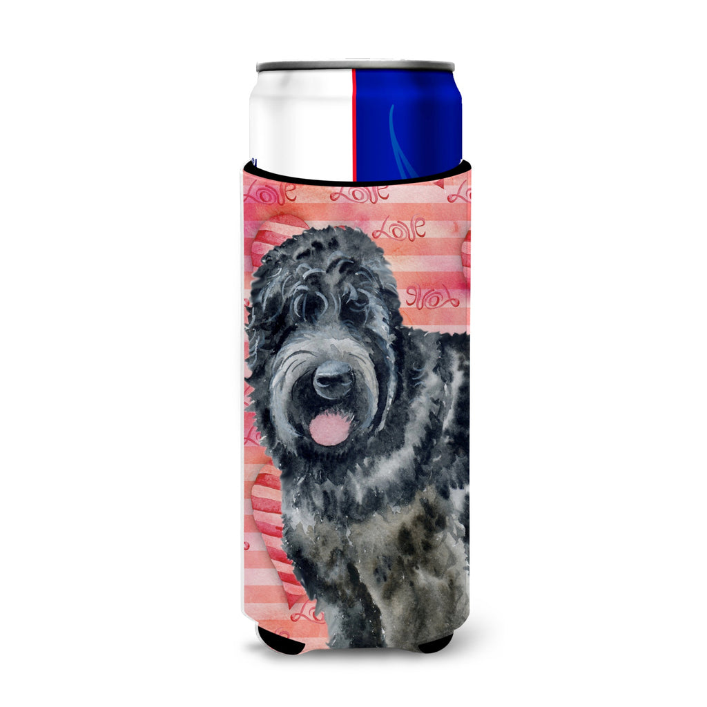 Caroline'S Treasures Black Russian Terrier Love Decorative Can Hugger, Tall Boy