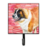 Caroline'S Treasures Saint Bernard Love Wall Hook, Small, Multicolor