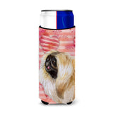 Caroline'S Treasures Pekingese Love Decorative Can Hugger, Slim, Multicolor