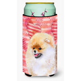 Caroline'S Treasures Pomeranian Love Decorative Can Hugger, Tall Boy, Multicolor
