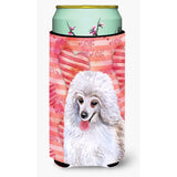 Caroline'S Treasures Medium White Poodle Love Decorative Can Hugger, Tall Boy, Multicolor