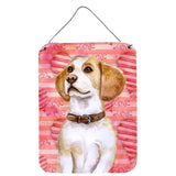 Caroline'S Treasures Beagle Love Metal Print, 16 X 12, Multicolor