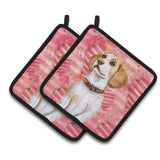 Caroline'S Treasures Beagle Decorated Pot Holder, 7.5H X 7.5W, Love Is A Dog