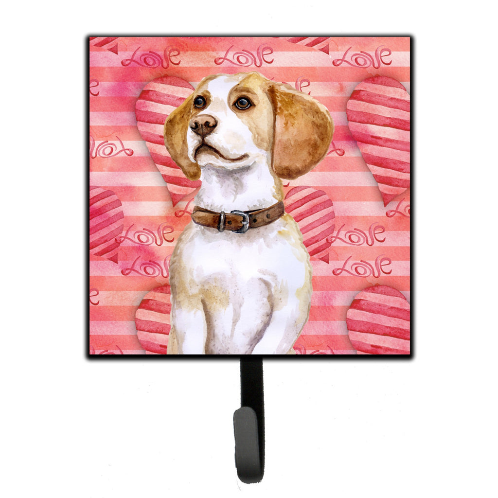 Caroline's Treasures Beagle Love Wall Hook