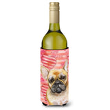 Caroline'S Treasures French Bulldog Love Decorative Bottle Hugger, 750Ml, Multicolor