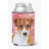 Caroline'S Treasures Jack Russell Terrier Love Decorative Can Hugger, Multicolor