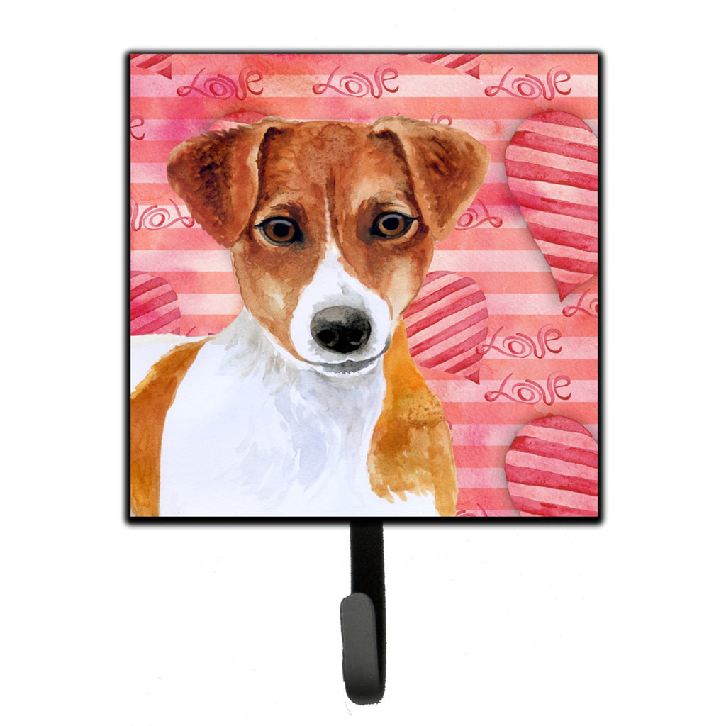 Caroline's Treasures Jack Russell Terrier Love Wall Hook - Thumbnail 2