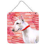 Caroline'S Treasures Bull Terrier Metal Print, 6H X 6W, Love Is A Dog