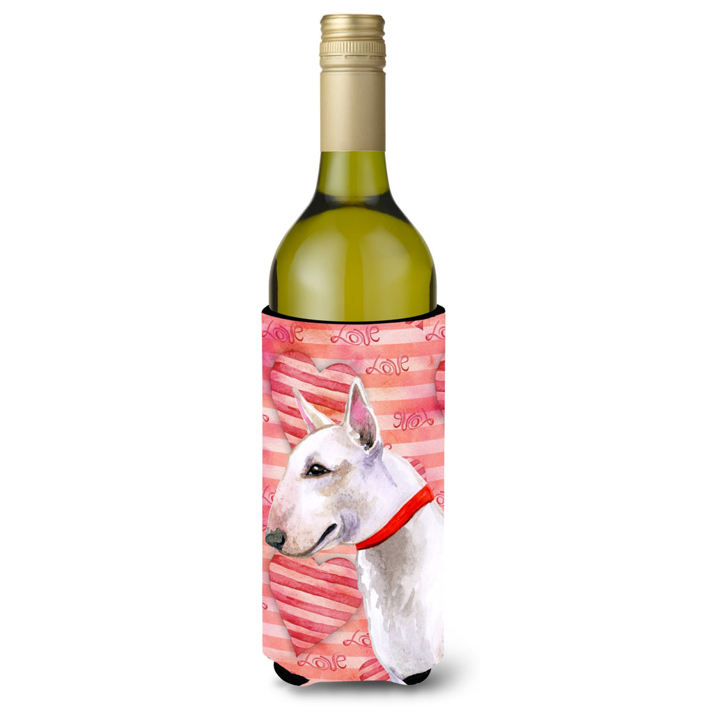 Caroline'S Treasures Red Staffie Bull Terrier Love Decorative Bottle Hugger - Thumbnail 3