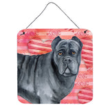 Caroline'S Treasures Cane Corso Metal Print, 6H X 6W, Love Is A Dog