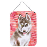Caroline'S Treasures Siberian Husky Grey Love Metal Print, 16 X 12, Multicolor