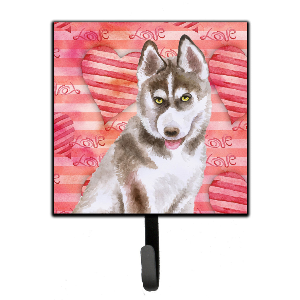 Caroline's Treasures Siberian Husky Grey Love Wall Hook - Thumbnail 3
