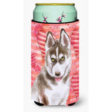Caroline'S Treasures Siberian Husky Grey Love Decorative Can Hugger, Tall Boy, Multicolor