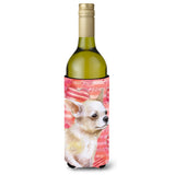 Caroline'S Treasures Chihuahua Leg Up Love Decorative Bottle Hugger, 750Ml, Multicolor