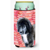 Caroline'S Treasures Newfoundland Puppy Love Decorative Can Hugger, Tall Boy, Multicolor