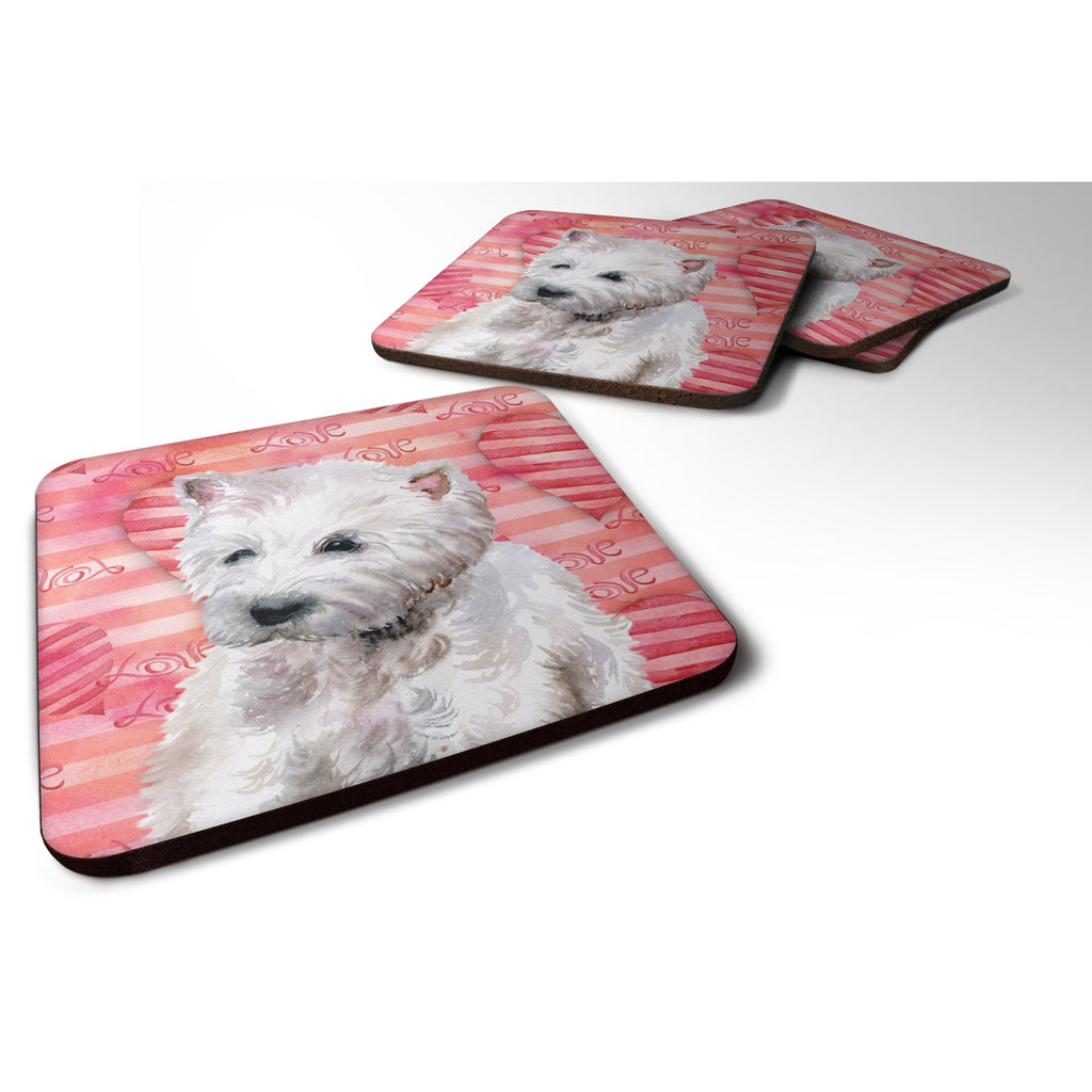 Caroline'S Treasures Borzoi Love Decorative Coasters - Thumbnail 2