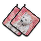 Caroline'S Treasures Westie Decorated Pot Holder, 7.5H X 7.5W, Love Is A Dog