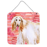 Caroline'S Treasures Afghan Hound Metal Print, 6H X 6W, Love Is A Dog