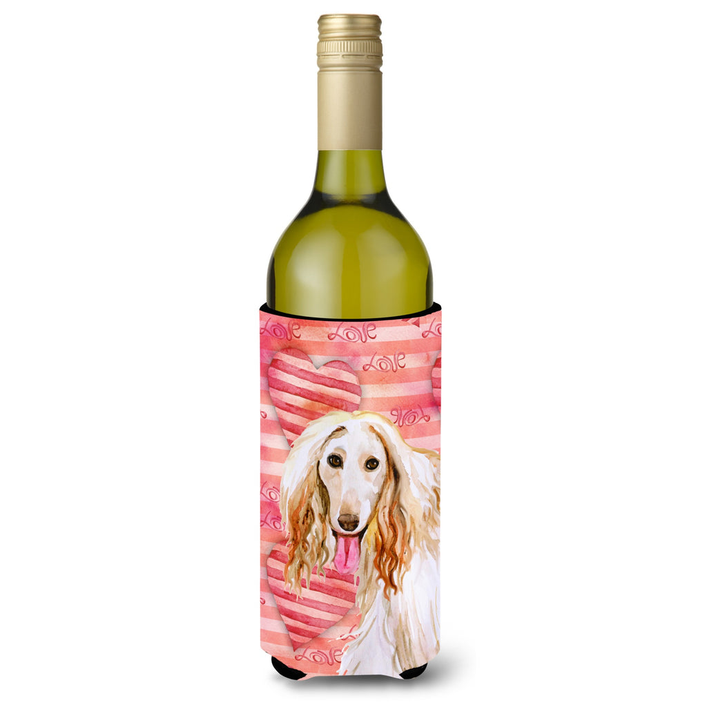 Caroline's Treasures Afghan Hound Love Decorative Bottle Hugger