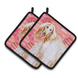 Caroline'S Treasures Afghan Hound Decorated Pot Holder, 7.5H X 7.5W, Love Is A Dog