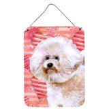 Caroline'S Treasures Bichon Frise #2 Love Metal Print, 16 X 12, Multicolor