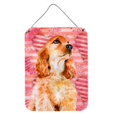 Caroline'S Treasures Cocker Spaniel Love Metal Print, 16 X 12, Multicolor