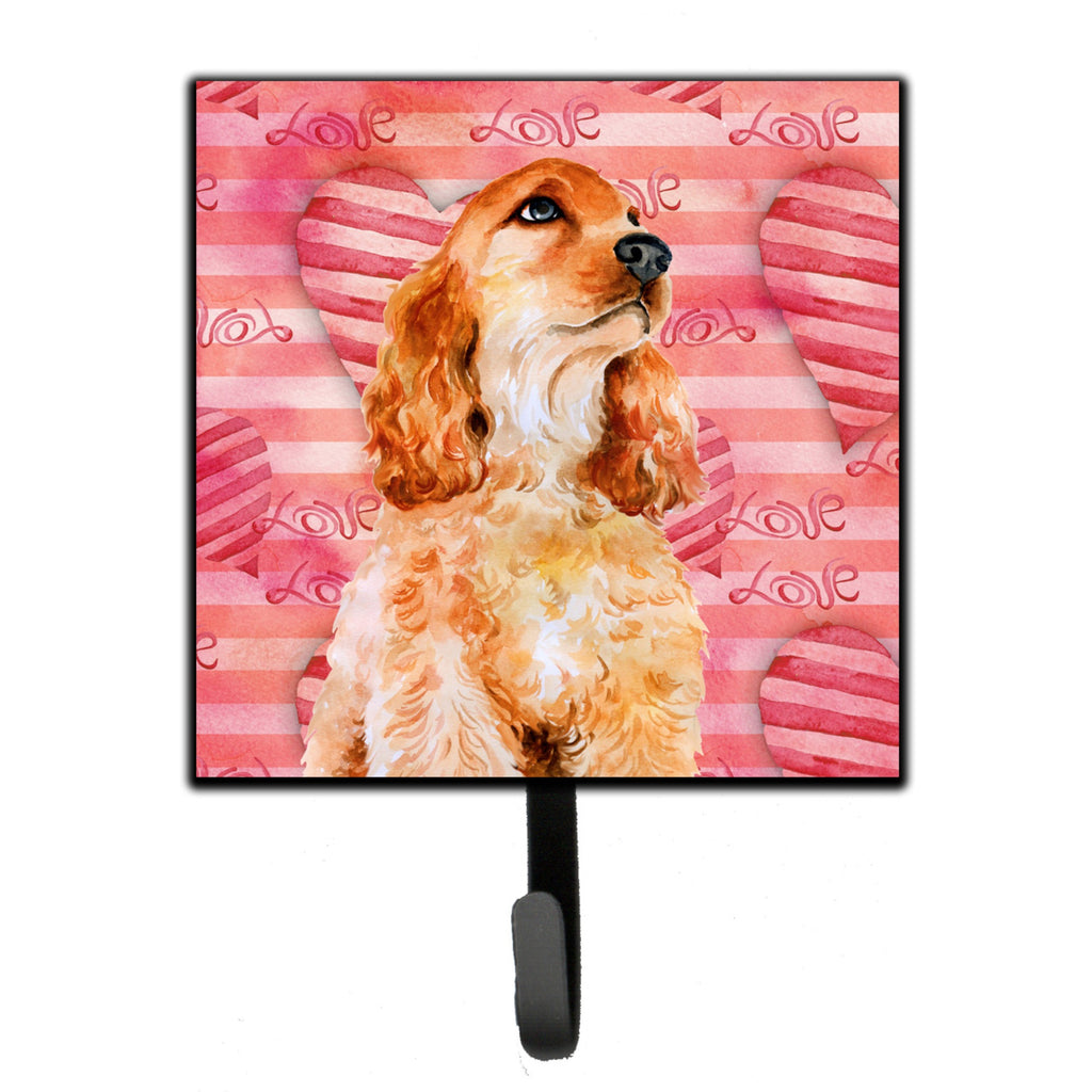 Caroline'S Treasures Cavalier Spaniel Love Wall Hook, Small - Thumbnail 2