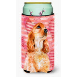 Caroline'S Treasures Cocker Spaniel Love Decorative Can Hugger, Tall Boy, Multicolor