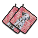 Caroline'S Treasures Dalmatian Puppy Decorated Pot Holder, 7.5H X 7.5W, Love Is A Dog