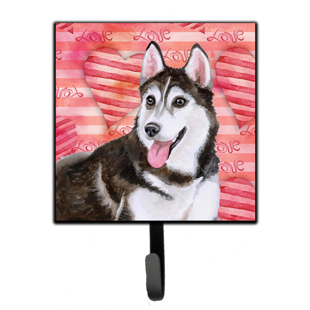 Caroline's Treasures Siberian Husky Grey Love Wall Hook - Thumbnail 2
