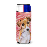 Caroline'S Treasures Jack Russell Terrier #2 Love Decorative Can Hugger, Slim, Multicolor