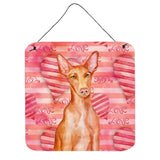 Caroline'S Treasures Pharaoh Hound Metal Print, 6H X 6W, Love Is A Dog