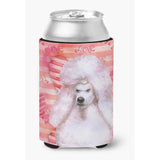 Caroline'S Treasures White Standard Poodle Love Decorative Can Hugger, Multicolor