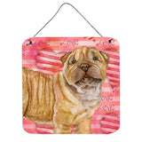 Caroline'S Treasures Shar Pei Puppy Metal Print, 6H X 6W, Love Is A Dog