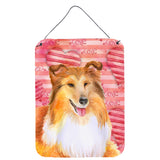 Caroline'S Treasures Sheltie Love Metal Print, 16 X 12, Multicolor