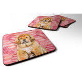 Caroline'S Treasures Tibetan Mastiff Love Decorative Coasters, Multicolor