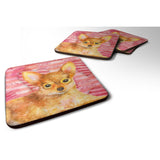Caroline'S Treasures Toy Terrier Love Decorative Coasters, Multicolor
