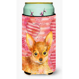 Caroline'S Treasures Toy Terrier Love Decorative Can Hugger, Tall Boy, Multicolor