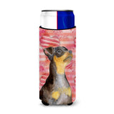 Caroline'S Treasures Miniature Pinscher #2 Love Decorative Can Hugger, Slim, Multicolor