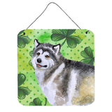 Caroline'S Treasures Alaskan Malamute Metal Print, 6H X 6W, St Patrick'S Day