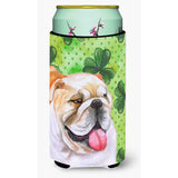 Caroline'S Treasures English Bulldog St Patrick'S Decorative Can Hugger, Tall Boy, Multicolor