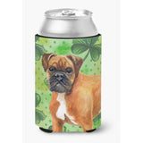 Caroline'S Treasures German Boxer St Patrick'S Decorative Can Hugger, Multicolor
