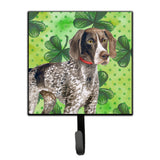 Caroline'S Treasures German Shorthaired Pointer St Patrick'S Wall Hook, Small, Multicolor