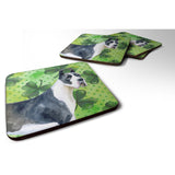 Caroline'S Treasures Harlequin Dane St Patrick'S Decorative Coasters, Multicolor