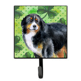 Caroline'S Treasures Bernese Mountain Dog St Patrick'S Wall Hook, Small, Multicolor